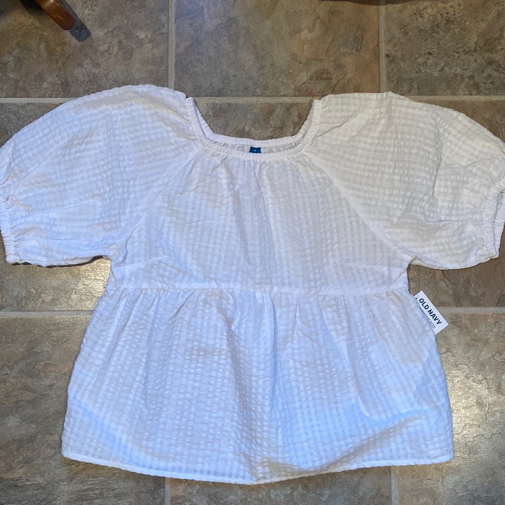 White Old Navy Blouse